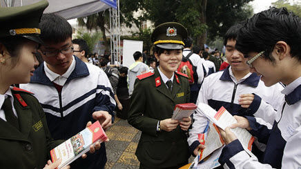 Một số trường công an công bố điểm xét tuyển