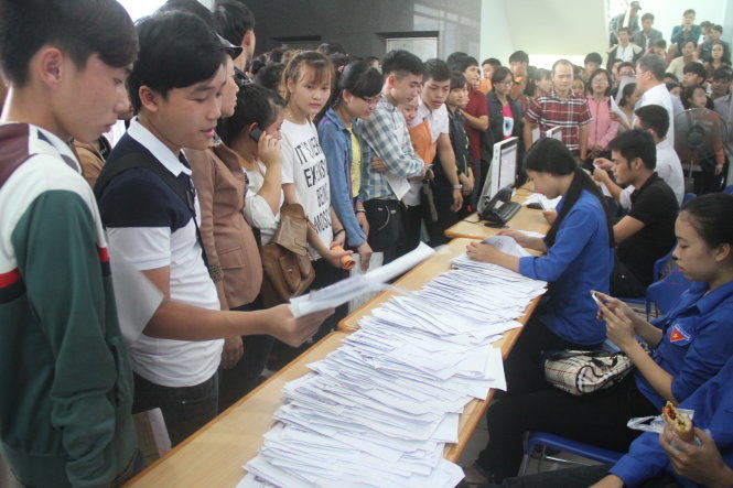 Nhiều thí sinh chưa nhận được giấy báo điểm