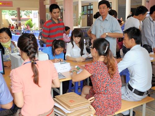 Sốt ruột nhìn điểm chuẩn đại học tăng dần