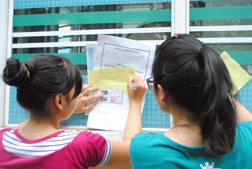 Dự kiến thi và tuyển sinh 2016: Đã nộp đăng ký là không đổi nguyện vọng