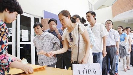 Băn khoăn xét tuyển học sinh lớp 6