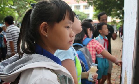 1 chọi 7 để vào lớp 6 trường Trần Đại Nghĩa