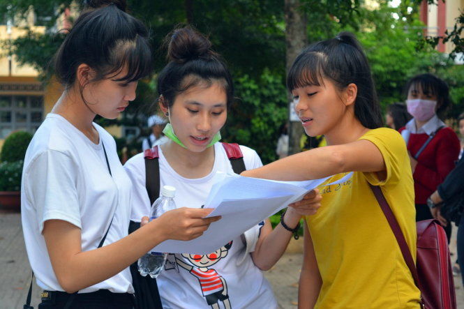 Bộ GD-ĐT công bố phổ điểm các khối thi