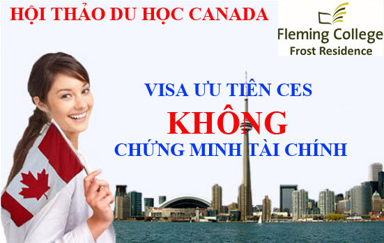Hội thảo du học Canada trường Fleming College cùng Visa ưu tiên CES 2016