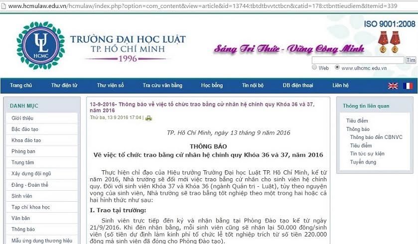 Sinh viên phàn nàn trường phân biệt đối xử trong lễ tốt nghiệp