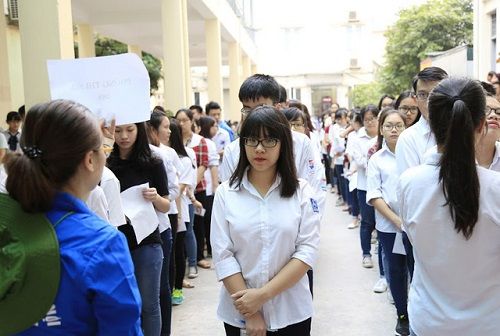 Ngày thi đầu tiên đã bắt đầu với hơn 800.000 thí sinh