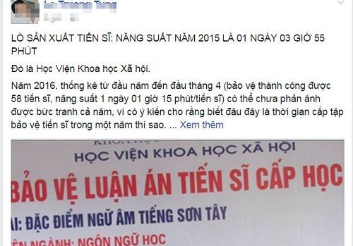 Phát hiện "Lò đào tạo Tiến Sĩ" khai sai số giảng viên