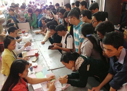 Thí sinh không đủ điều kiện xét tuyển nhưng vẫn phải nộp lệ phí 