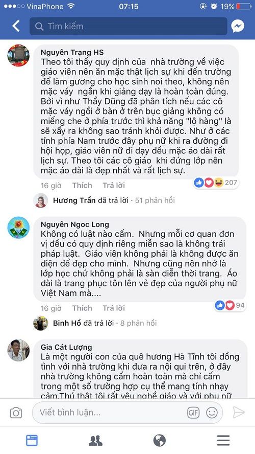 Hà Tĩnh cấm giáo viên mặc váy ngắn - Ảnh 4