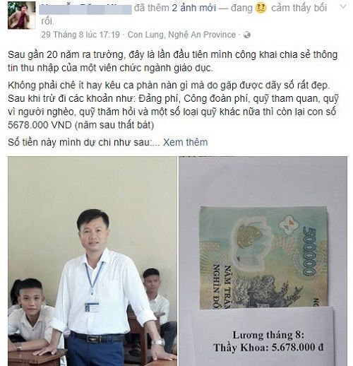 Thấy giáo làm nhiều nghề để cải thiện thu nhập và gắn bó với nghề giáo