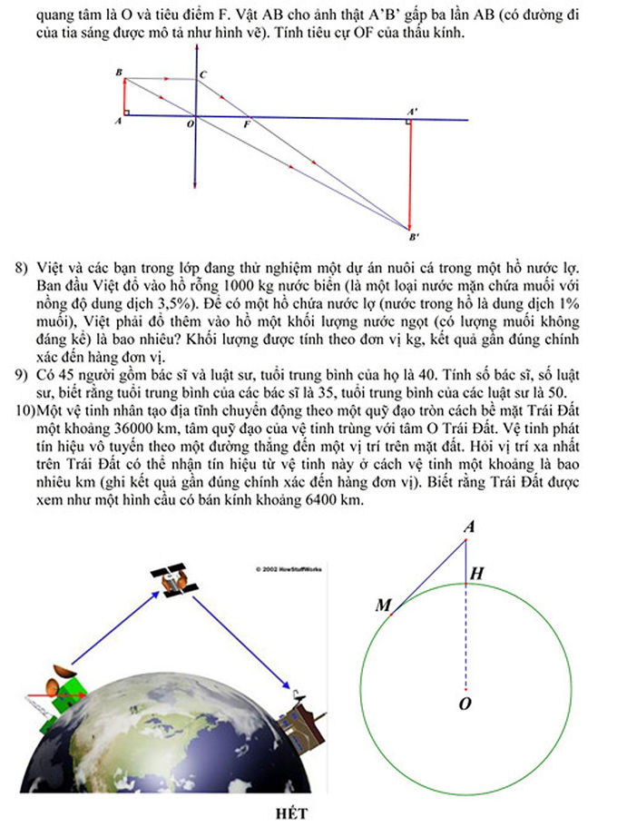 Tuyển sinh lớp 10 TP HCM: Công bố đề thi minh họa môn Toán  Tuyển sinh lớp 10 TP HCM: Công bố đề thi minh họa môn Toán