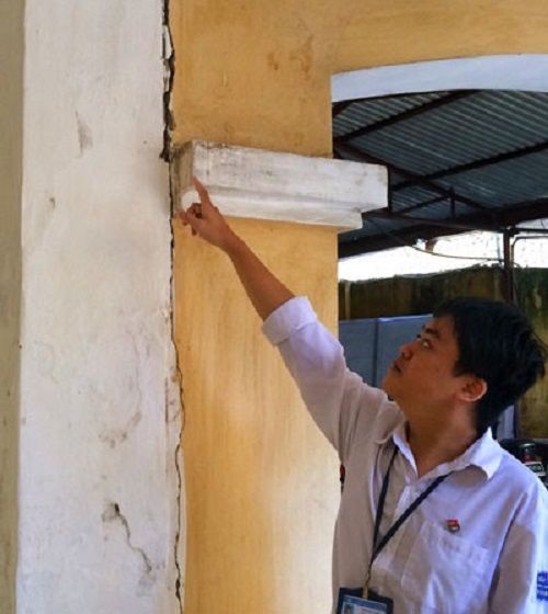 Trường THPT Trần Nhân Tông, Hà Nội xuống cấp nghiêm trọng Trường THPT Trần Nhân Tông, Hà Nội xuống cấp nghiêm trọng