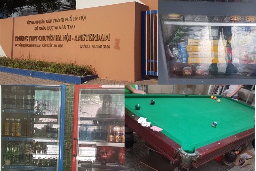 Trường chuyên Amsterdam Hà Nội bị tố bán thuốc lá