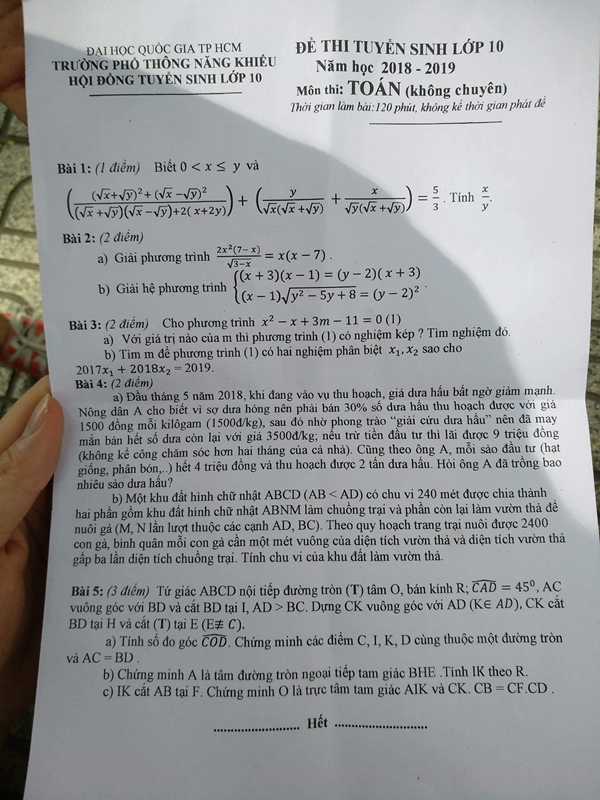 THPT Năng khiếu đưa THPT Năng khiếu đưa