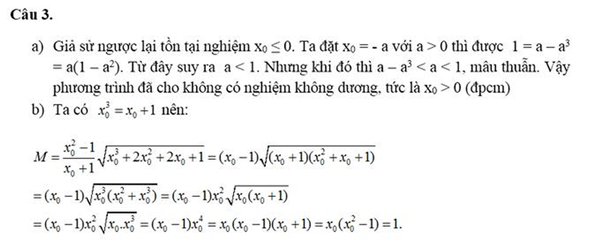 Công bố đề Toán chuyên ĐH sư Phạm: “Khá khó, thí sinh dễ bị mắc bẫy”