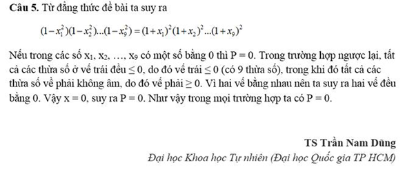 Công bố đề Toán chuyên ĐH sư Phạm: “Khá khó, thí sinh dễ bị mắc bẫy”