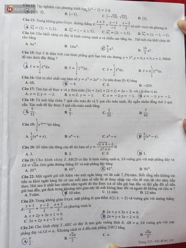 Đề thi môn Toán THPT Quốc gia năm 2018 Đề thi môn Toán THPT Quốc gia năm 2018