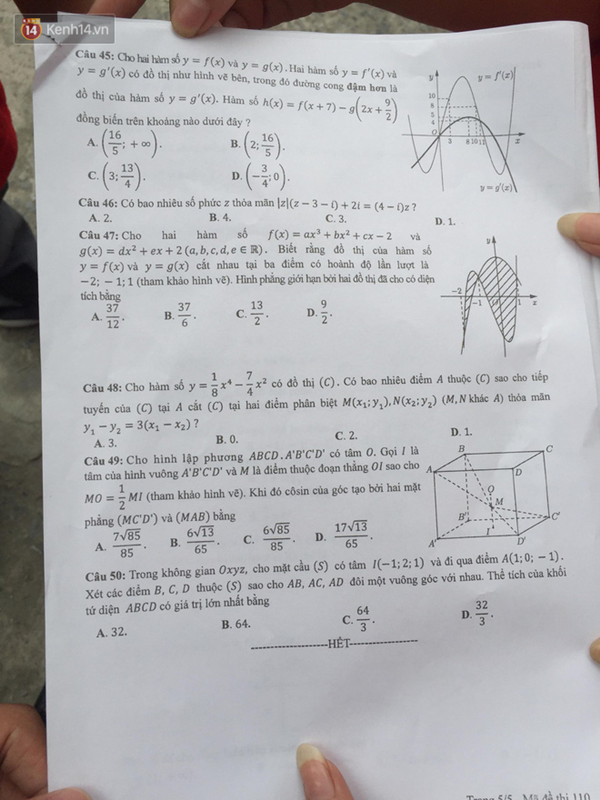 Đề thi môn Toán THPT Quốc gia năm 2018 Đề thi môn Toán THPT Quốc gia năm 2018