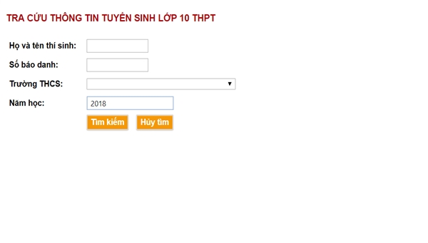 Hướng dẫn tra cứu điểm thi vào lớp 10 của các trường THPT tại tỉnh Ninh Thuận Hướng dẫn tra cứu điểm thi vào lớp 10 của các trường THPT tại tỉnh Ninh Thuận