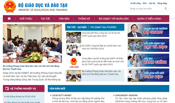 Hướng dẫn xem, tra cứu đáp án chính thức các môn thi THPTQG 2018 từ Bộ GD&ĐT Hướng dẫn xem, tra cứu đáp án chính thức các môn thi THPTQG 2018 từ Bộ GD&ĐT