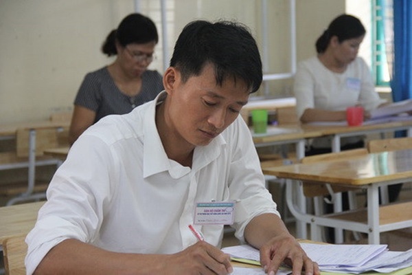 Công tác chấm thẩm định ở Hòa Bình cho thấy kết quả chấm thi không có gì bất thường