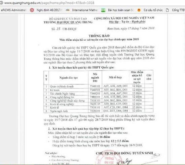 Một số trường đại học điều chỉnh điểm sàn xét tuyển tăng từ 2-3 điểm - Ảnh 2