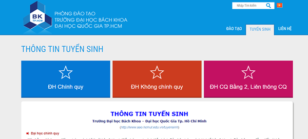 Xem, tra cứu điểm chuẩn và danh sách trúng tuyển của nhiều trường ĐH phía Nam Xem, tra cứu điểm chuẩn và danh sách trúng tuyển của nhiều trường ĐH phía Nam