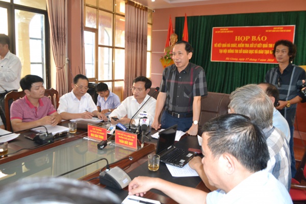 Hành vi gian lận thi cử ở Hà Giang có thể bị phạt đến 20 năm tù