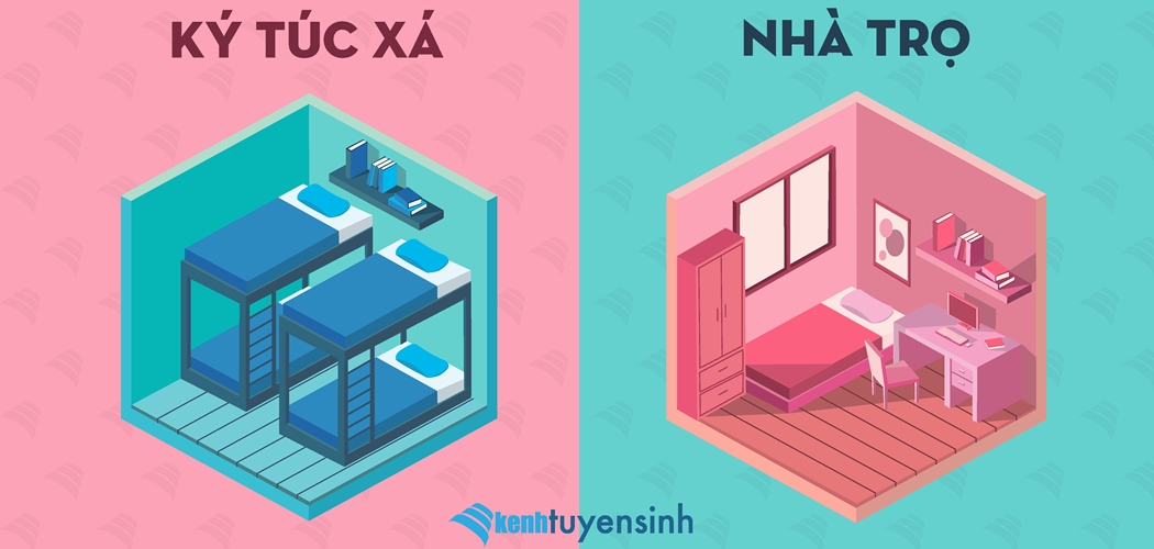 Tân sinh viên nên sống ở ký túc xá hay phòng trọ? 