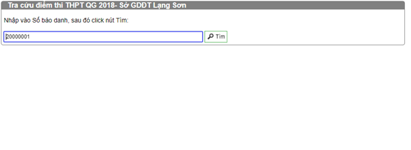 Xem, tra cứu điểm thi THPT Quốc gia năm 2018 của Lạng Sơn Xem, tra cứu điểm thi THPT Quốc gia năm 2018 của Lạng Sơn
