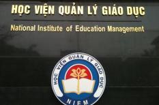 Học viện Quản lý Giáo dục công bố danh sách trúng tuyển năm 2018