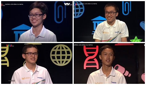 Lộ diện 4 thí sinh thi đấu tại chung kết Đường lên đỉnh Olympia 2018