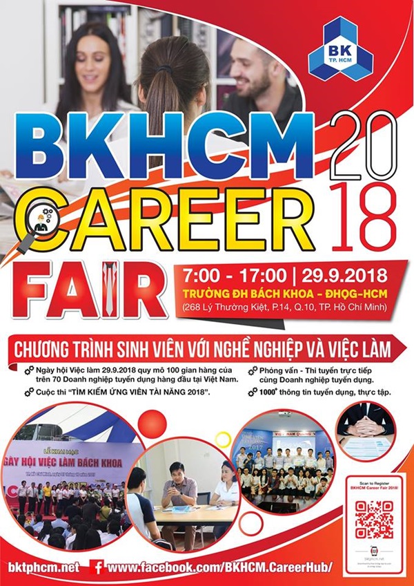 Tổ chức ngày Hội Việc Làm BKHCM Career Fair 2018
