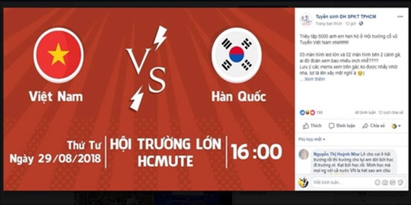 Các trường Đại học tạo điều kiện cho sinh viên cổ vũ U23 Việt Nam - Ảnh 3