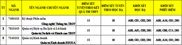 Đại học Duy Tân công bố điểm xét tuyển bổ sung lần 1 năm 2018 - Ảnh 3