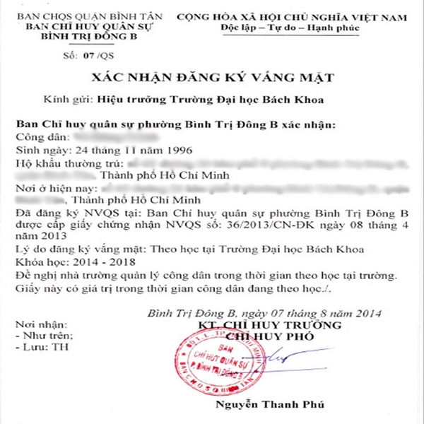 Hướng dẫn cách tạm hoãn Nghĩa vụ quân sự cho sinh viên - Ảnh 4