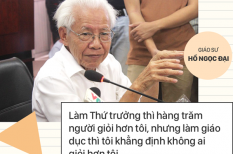 GS Hồ Ngọc Đại : "Đừng có chấp những lời đàm tiếu vớ vẩn trên mạng"