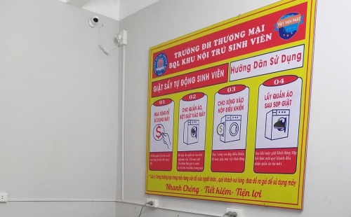 Trường Đại học mua máy giặt cho sinh viên ở KTX