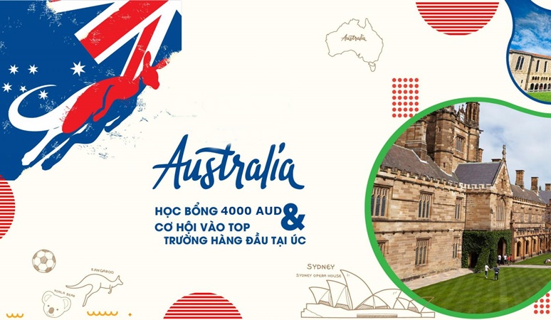 Trở thành du học sinh tại Úc qua cơ hội nhận học bổng du học Úc