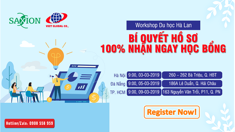 Hội thảo Hà Lan – Học bổng nhiều – Chi phí thấp – Visa dễ - Ảnh 1