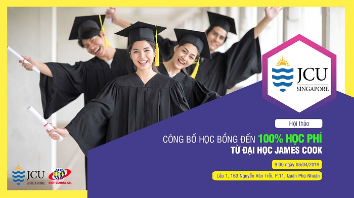 Hội thảo Singapore: Công bố học bổng đến 100% học phí từ Đại học James Cook 