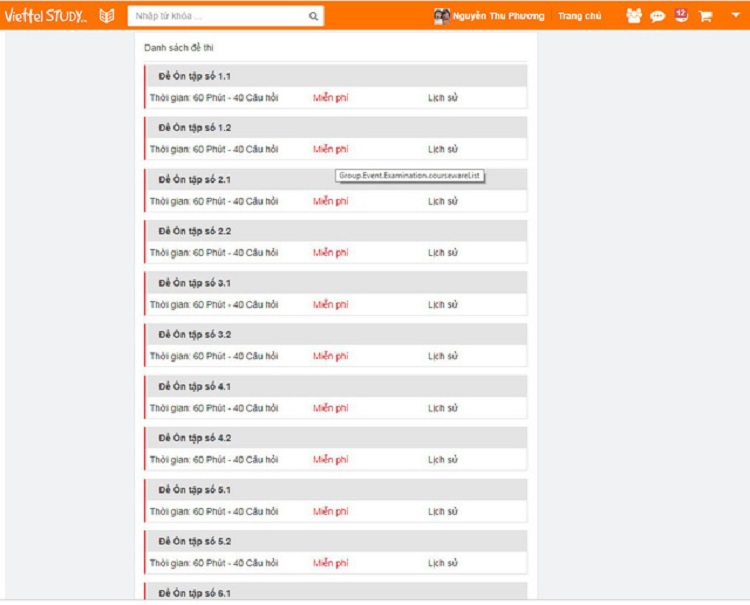trang mạng xã hội trực tuyến ViettelStudy. trang mạng xã hội trực tuyến ViettelStudy.