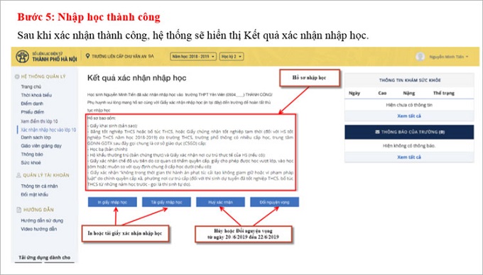 Tuyển sinh lớp 10: Thí sinh Hà Nội cần làm gì sau khi biết điểm thi trường công lập? - Ảnh 3