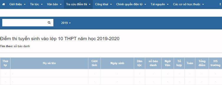 tra cứu điểm thi vào lớp 10 tỉnh Nghệ An năm 2019 tra cứu điểm thi vào lớp 10 tỉnh Nghệ An năm 2019