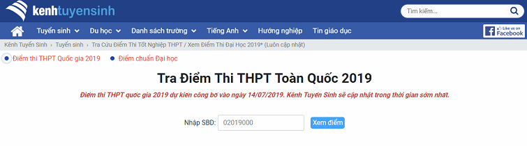 tra cứu điểm thi THPT 2019 tra cứu điểm thi THPT 2019