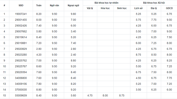 Top các thí sinh có điểm thi THPT quốc gia 2019 cao nhất - Ảnh 2