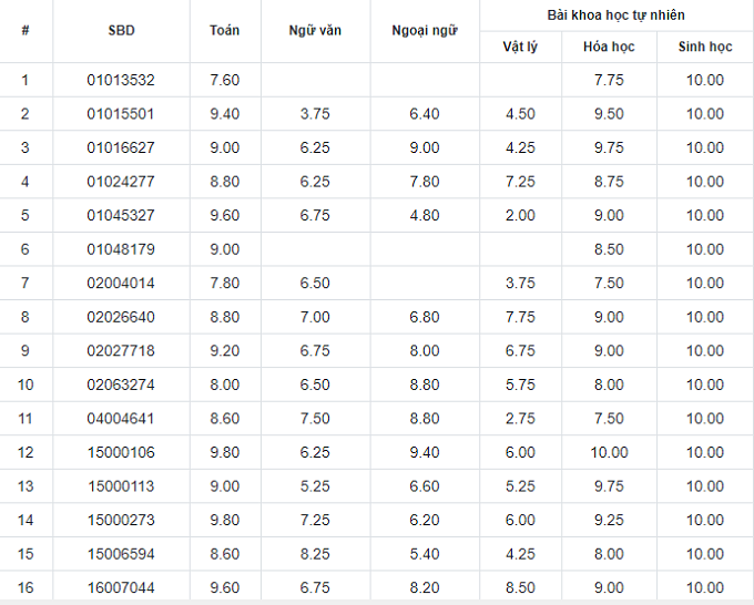 Top các thí sinh có điểm thi THPT quốc gia 2019 cao nhất - Ảnh 6