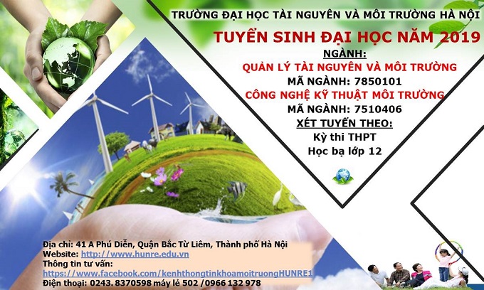 8 lý do để chọn Khoa Môi trường – Đại học Tài nguyên và Môi trường Hà Nội (Hunre)