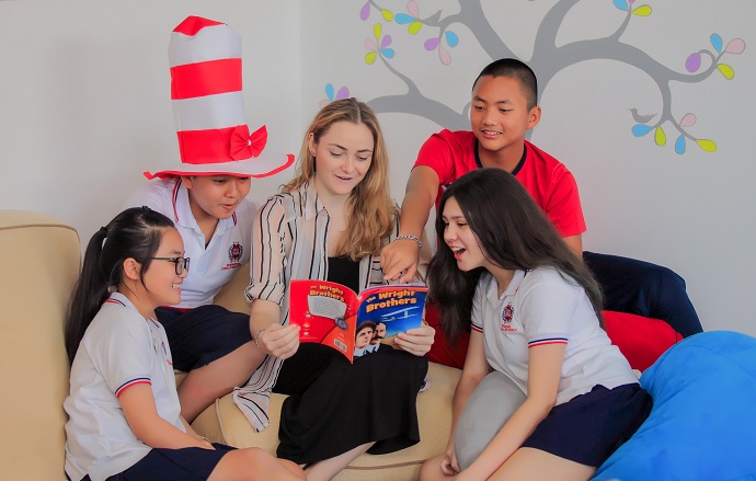 môi trường tiếng Anh trong trường quốc tế