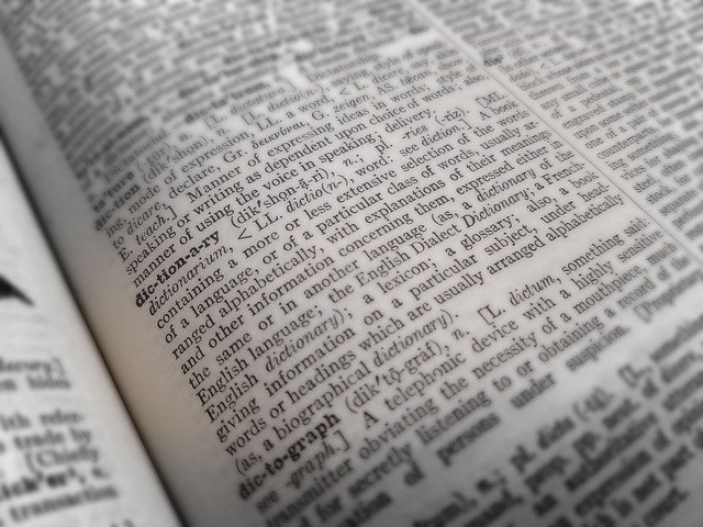 học tiếng Anh qua từ điển